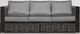 Enclover Chestnut Lux Collection Outdoor Sofa - Cast Slate-1