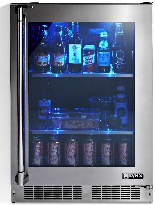 LYNX® Professional 24" 5.3 Cu. Ft. Stainless Steel Outdoor Beverage Center-3