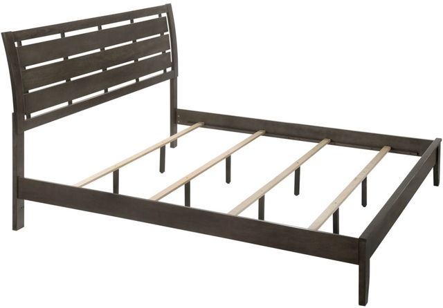 Crown Mark Evan Grey Queen Sleigh Bed-1