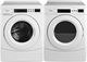 Whirlpool Commercial White Front Load Washer & Gas Dryer Laundry Pair-0