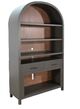 Sunny Designs™ Wide Arch Urban Bronze Bookcase with Fireplace Option-0