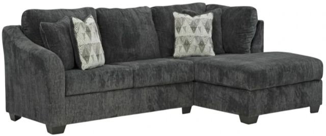 Signature Design by Ashley® Biddeford 2-Piece Shadow Right-Arm Facing Sectional and Chaise-0