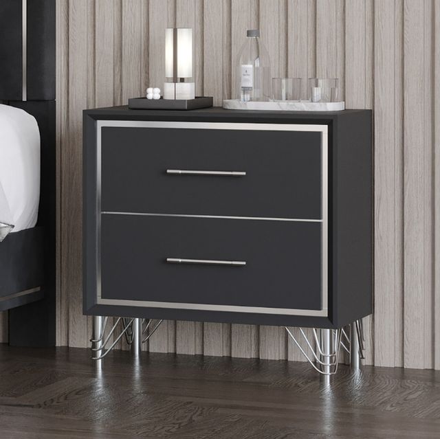 New Classic® Home Furnishings Ava Ebony Nightstand-1