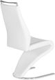 Mazin Furniture Manhattan White Side Dining Chair-4