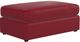 Flexsteel® Customizable Vail Leather Cocktail Ottoman-2