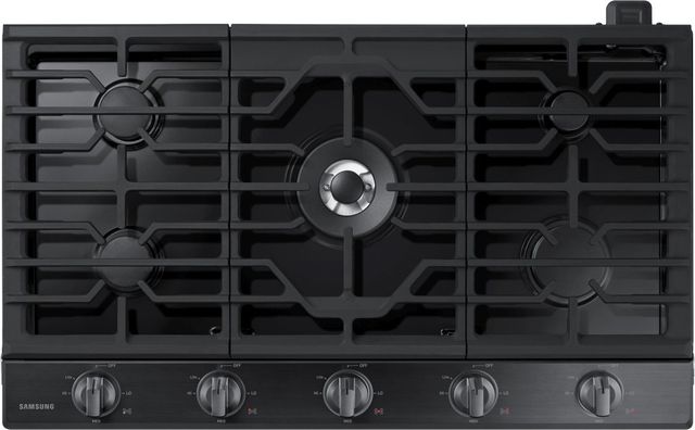 Samsung 36" Fingerprint Resistant Black Stainless Steel Gas Cooktop