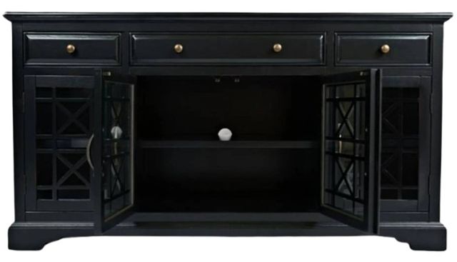 Jofran Inc. Craftsman Antique Black 60" Media Console-3