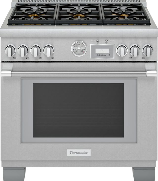 Thermador® Pro Grand® 36" Stainless Steel Pro Style Natural Gas Range
