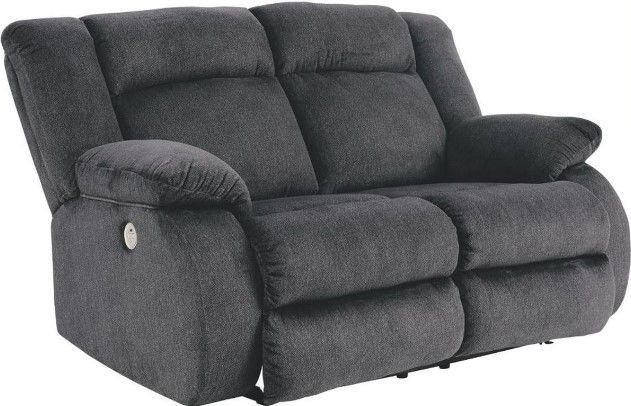 Signature Design by Ashley® Burkner 3-Piece Marine Power Reclining Living Room Set-2