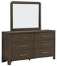 Signature Design by Ashley® Radkin Burnished Brown Dresser and Mirror-0
