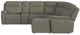 Flexsteel® Customizable Sawyer 8-Piece Modular Power Reclining Sectional with Power Headrests and Lumbar-4