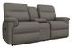 La-Z-Boy® Jay Granite Manual Reclining Loveseat with Console-0