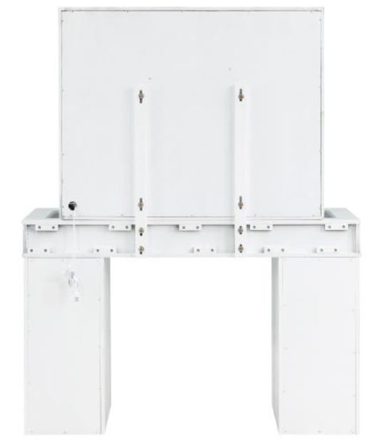 Coaster® Regina 3-Piece White Vanity Table Set-3