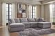 Signature Design by Ashley® Modmax 4-Piece Granite U-Shape Double Chaise Sectional-1