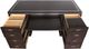 Hooker® Furniture Work Your Way House Blend Dark Roast Junior Executive Desk-3
