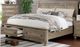 Furniture of America® Wells 5-Piece Gray Queen Bedroom Set-1