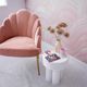 TOV Furniture Delta Ivory Concrete Side Table-3
