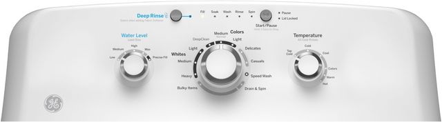 GE® 4.0 Cu. Ft White Top Load Washer-4