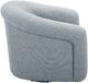 KUKAHOME Clemente Lila Slate Accent Swivel Chair-2
