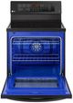 LG 30" Electric Single Oven Range-Matte Black Stainless Steel-1