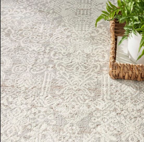Nourison Home™ Eco Cycle Silver Ivory 5'x7' Area Rug-3