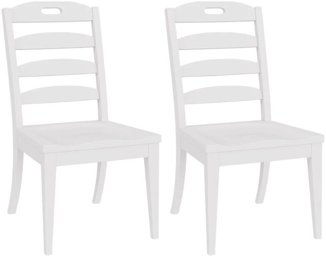 Riverside Furniture Cora 2-Piece Cloud Ladderback Dining Side Chair Set-0