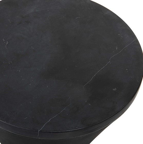 Uttermost® Time's Up Matte Black Drink Table-3