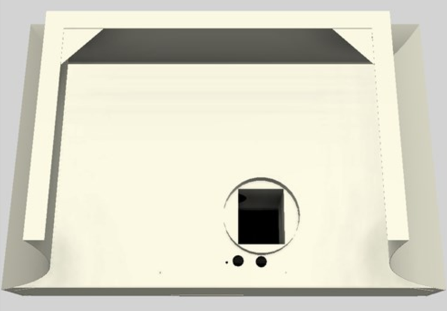 Vent-A-Hood® Designer Series 36" Biscuit Wall Mounted Range Hood-3