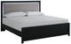 Signature Design by Ashley® Maeling Black King Upholstered Panel Bed-0