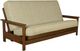 Kodiak Furniture Emily Brownstone/Natural Beauty Cloud Full Futon Frame with Mattress-0