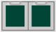 Hestan® AGSD Series 36" Grove Outdoor Double Storage Doors-0