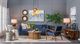 A & B Home Black/Blue/Gray Triple Pendant Light-5