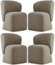 Liberty Furniture 4-Piece Wicker Shelter Side Panels Chair Set-0