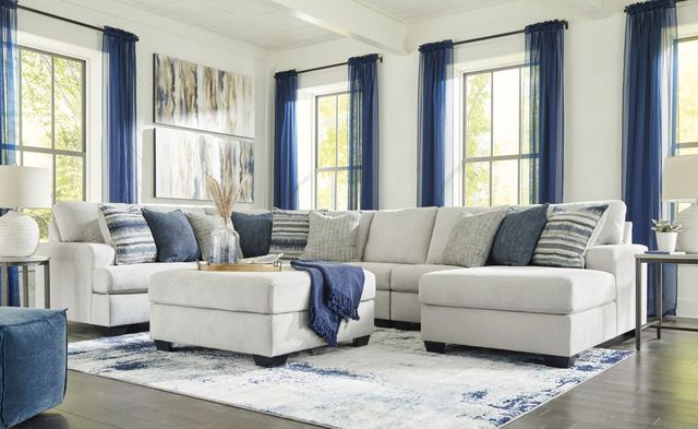 Benchcraft® Lowder Stone Oversized Accent Ottoman-3