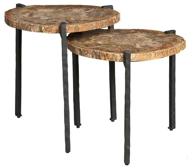 Universal Explore Home™ Griffith Park Brown Small Bunching Table with Black Base-4