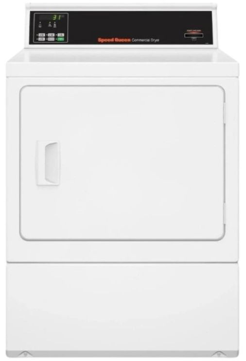 Speed Queen® Commercial 7.0 Cu. Ft. White Commercial Electric Dryer-0