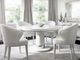 Bernhardt Silhouette Eggshell/White Arm Chair-4