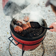Kamado Joe® Joe Jr.® 13.5" Red Portable Charcoal Grill-2