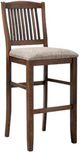 Handstone Glengarry 30” Bar Chair With Leather Seat - 19Wx47Hx20D-0