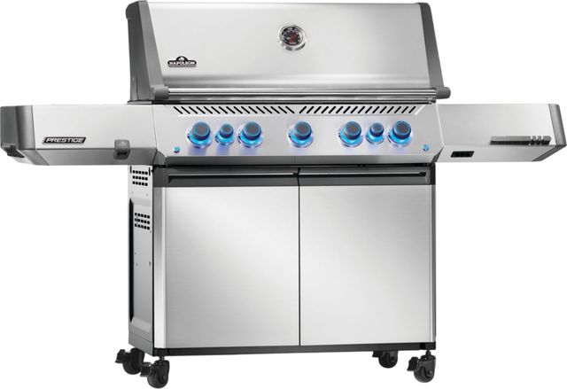 Napoleon Prestige® P665RSIB 7-Burner Stainless Steel Freestanding Natural Gas Grill-2