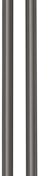 Café™ Brushed Black Refrigeration Handle Kit-1