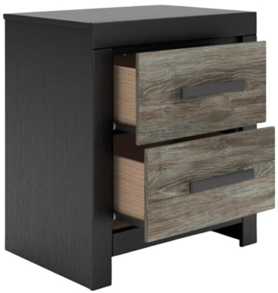 Signature Design by Ashley® Jonnifer Black/Gray Nightstand-2