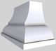 Vent-A-Hood® Designer Series 54" White Wall Mounted Range Hood-3
