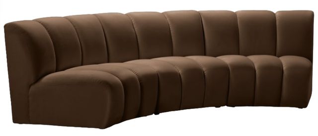 Meridian Furniture Infinity 3-Piece Brown Modular Sectional-0