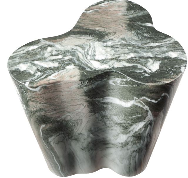 Meridian Furniture Monza Green Marble End Table-3