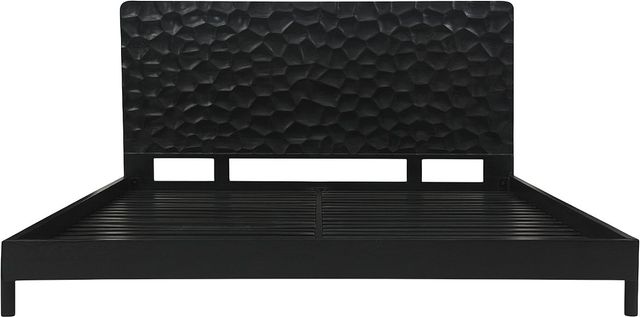 Moe's Home Collection Misaki Black King Panel Bed-1