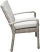 Enclover Tulip Birds Eye/Driftwood Arm Dining Chair-0