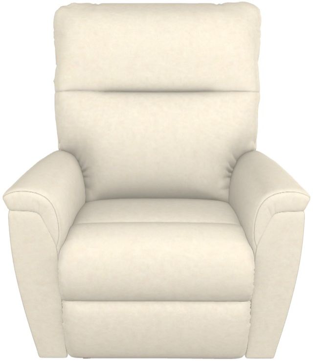 La-Z-Boy® Norton Oyster Leather Power Rocking Recliner with Headrest and Lumbar-1