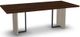 Amisco Customizable Zoel 84" Solid Birch Dining Table with Decorative Bolts -1