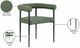 Meridian Furniture Louie Green Dining Arm Chair-4